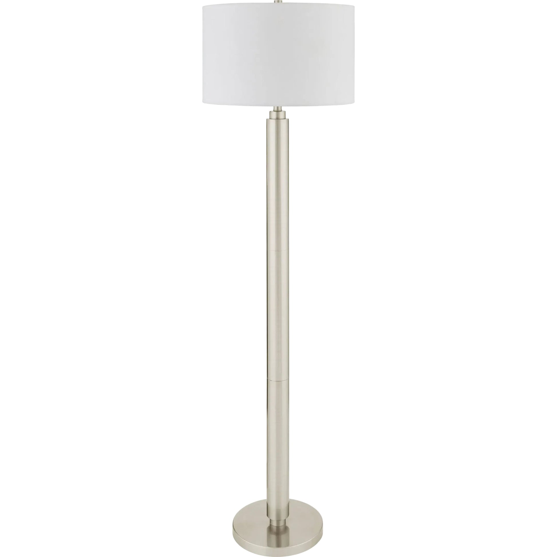 Bilyana Accent Floor Lamp by Surya. Made from iron, linen, polyester in a modern style.