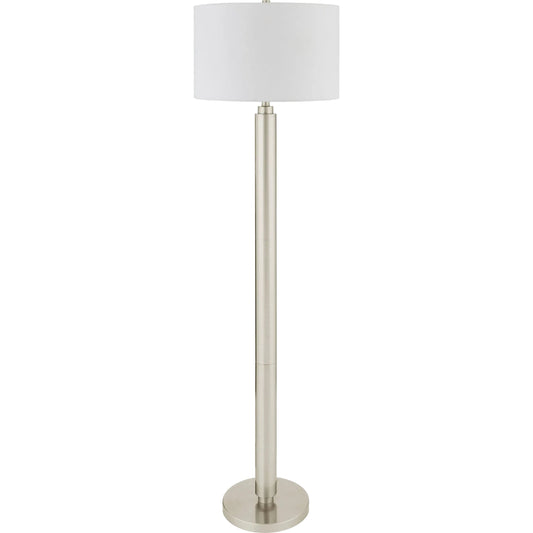 Bilyana Accent Floor Lamp by Surya. Made from iron, linen, polyester in a unique style.