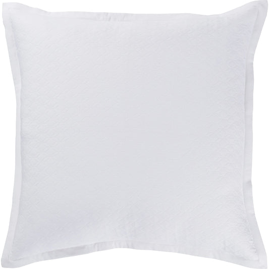 Briley Pillow - 13558 by Surya in white. Made from front: 55% cotton, back: 55% cotton, 45% polyester in a modern style.
