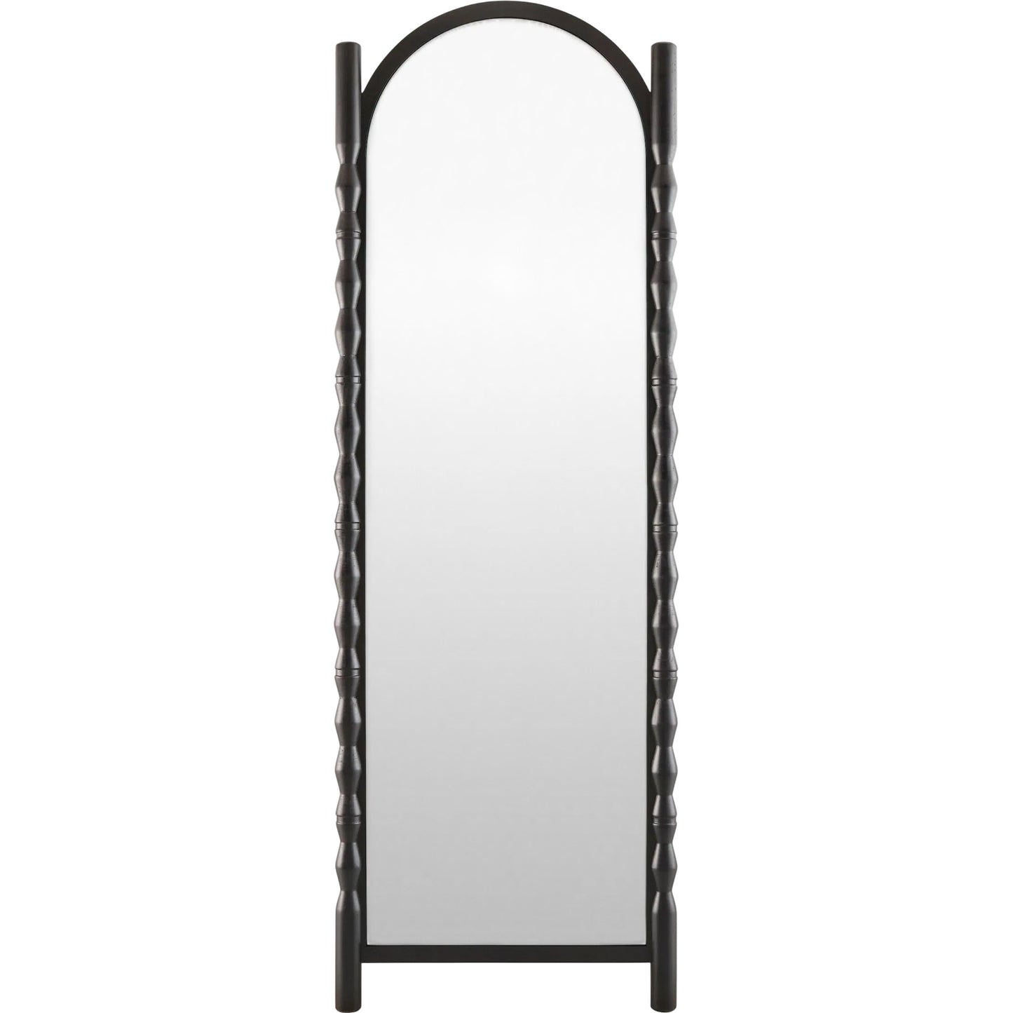 001 SI-2530077 | Primary Silo | Bellinda Leaning Accent Mirror by Livabliss in black. Made from pine in a unique style.