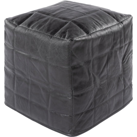 Barrington - 25005 by Surya in black. Made from 100% leather, 100% polybeads, 100% cotton in a traditional style.
