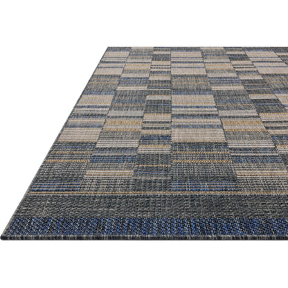 Birch BIR-04 Rug by Loloi in denim, gold. Made from 100% polypropylene in a unique style.