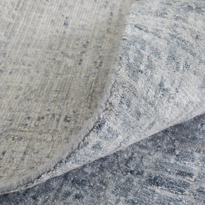 Eastfield Rug - 69A8F by Feizy in blue, silver. Made from wool, viscose in a unique style.