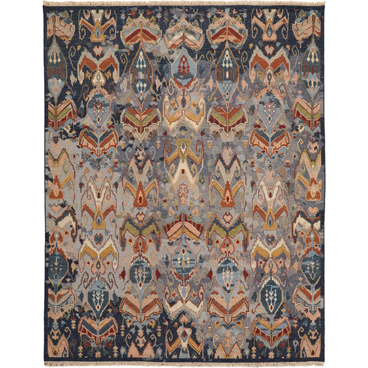 Leylan Transitional Ikat Rug - 0563F by Feizy. Made from unique in a unique style.