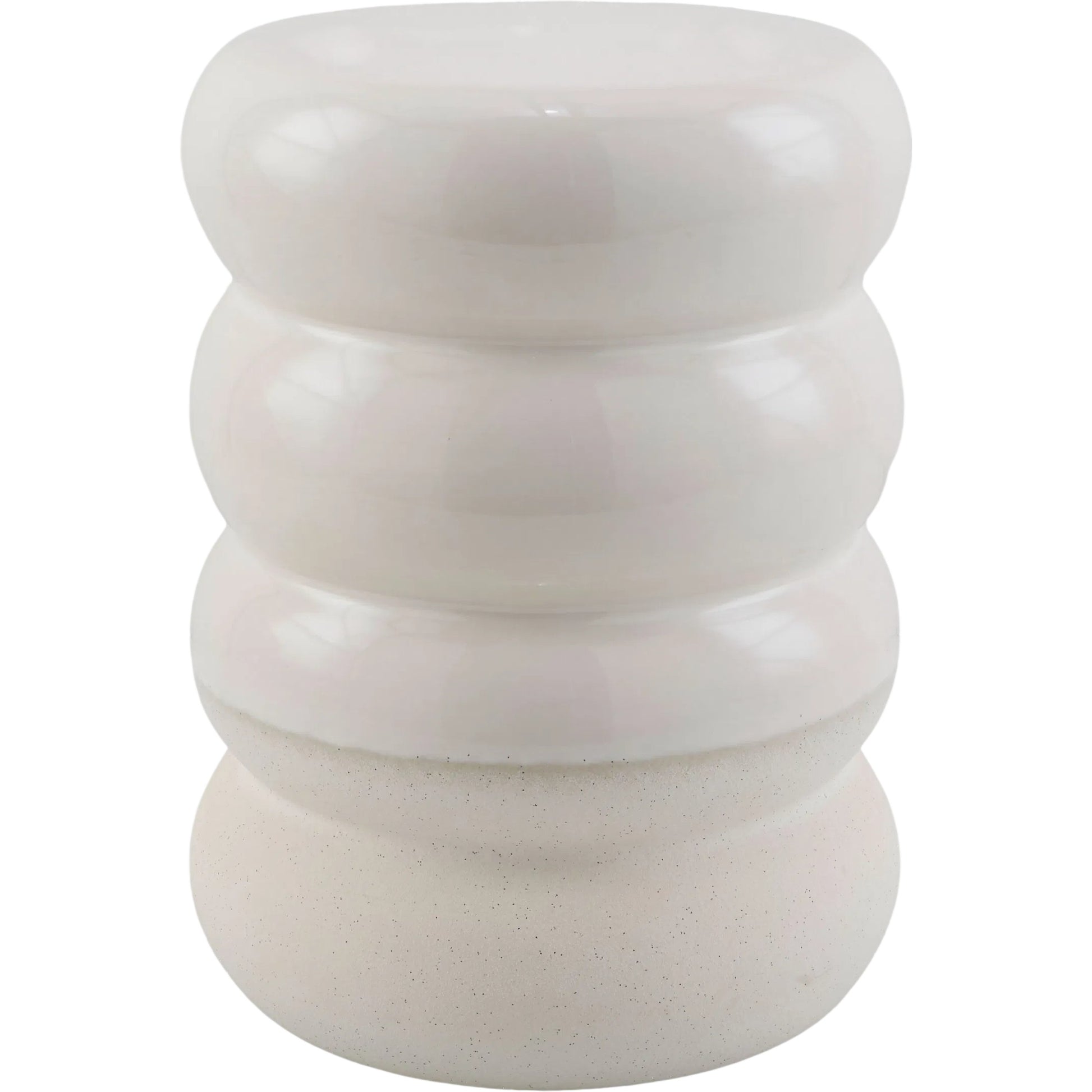 Bizen Indoor/Outdoor End Table by Surya in glazed. Made from ceramic in a modern style.