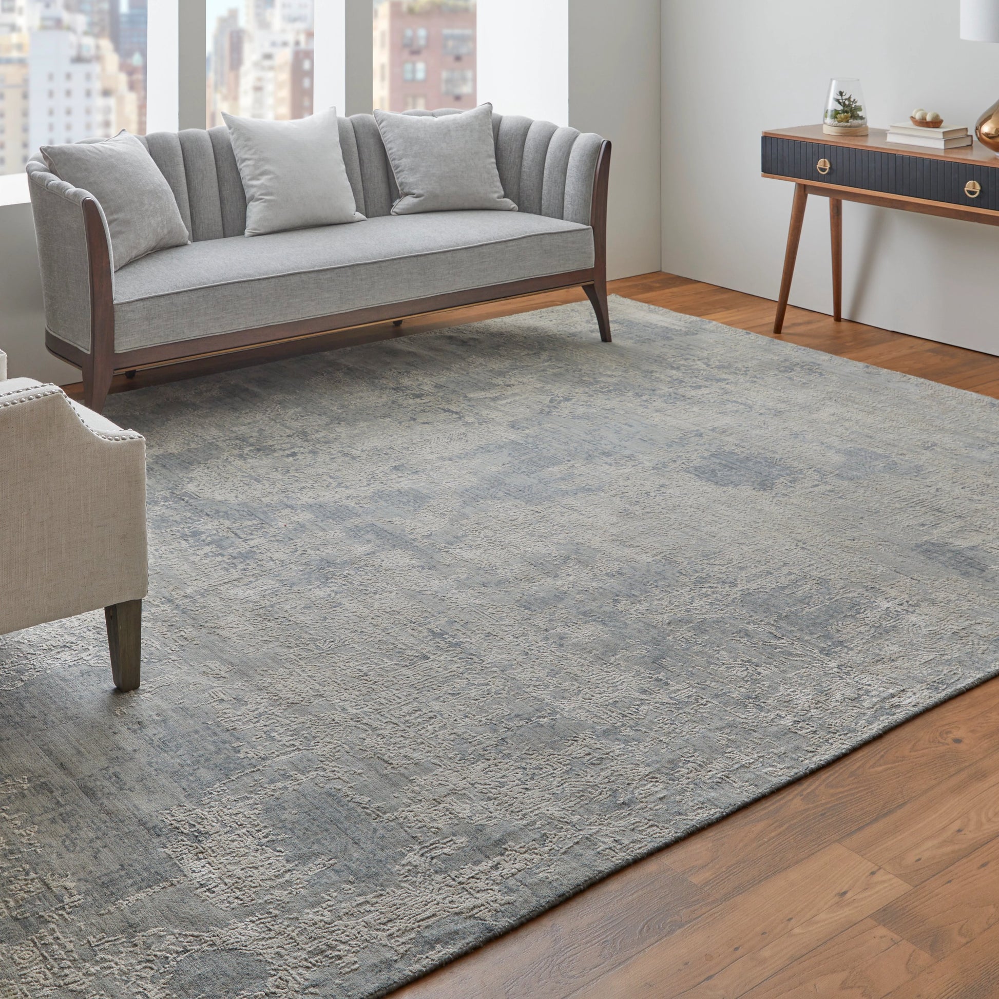 Eastfield Rug - 6989F by Feizy. Made from wool, viscose in a unique style.