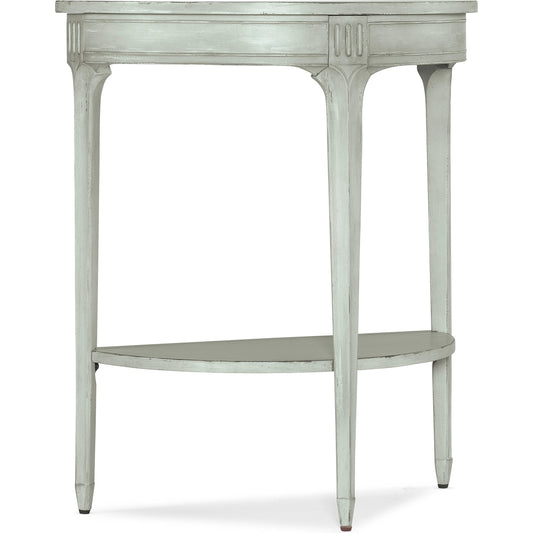 Charleston Demilune Accent Table by Hooker Furniture. Made from maple veneers in a traditional style.