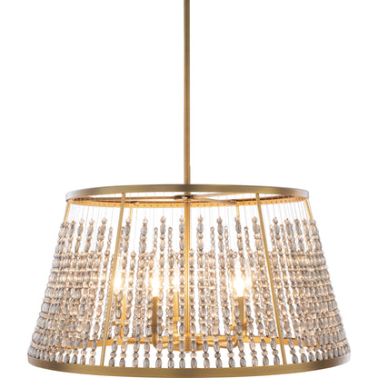 Bijou Ceiling Light - 23185 by Surya in metallic nickel, translucent, metallic pewter, clear. Made from metal, crystal, steel in a transitional style.