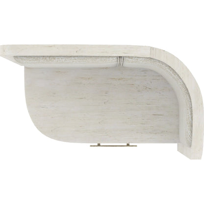 Ashlar Wall Panel Nightstand Set by A.R.T. Furniture in bisque. Made from parawood solids, birch veneers, foam, fabric, metal in a transitional style.