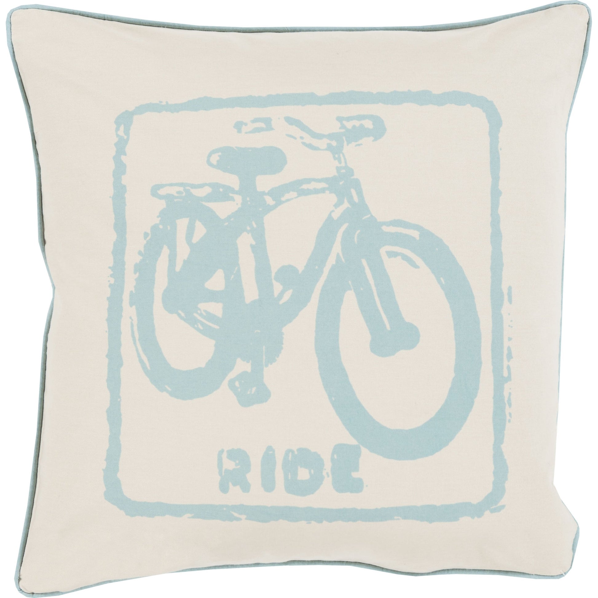 Big Kid Blocks Pillow - 13572 by Surya. Made from 100% cotton in a modern style.
