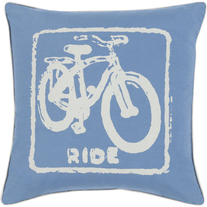 Big Kid Blocks Pillow - 13572 by Surya. Made from 100% cotton in a modern style.