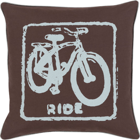 Big Kid Blocks Pillow - 13572 by Surya. Made from 100% cotton in a modern style.