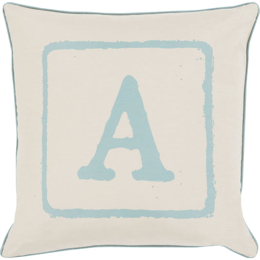 Big Kid Blocks Pillow - 13573 by Surya. Made from 100% cotton in a modern style.