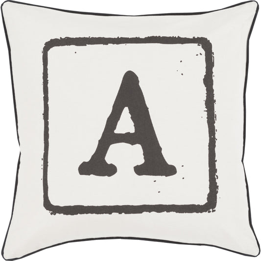 Big Kid Blocks Pillow - 13573 by Surya. Made from 100% cotton in a modern style.