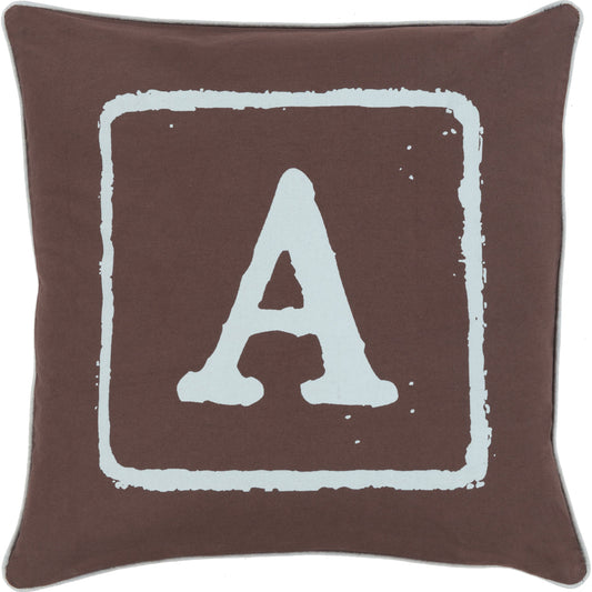 Big Kid Blocks Pillow - 13573 by Surya. Made from 100% cotton in a modern style.