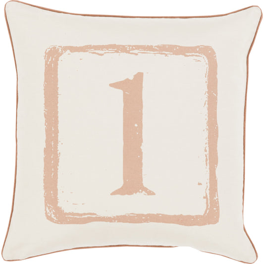 Big Kid Blocks Pillow - 13575 by Surya. Made from 100% cotton in a modern style.