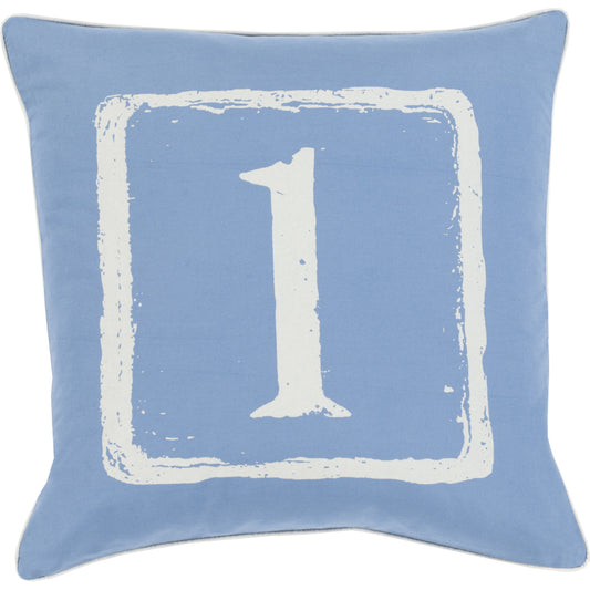 Big Kid Blocks Pillow - 13575 by Surya. Made from 100% cotton in a modern style.