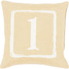 Gold, Ivory / Down Feather / 18" x 18"