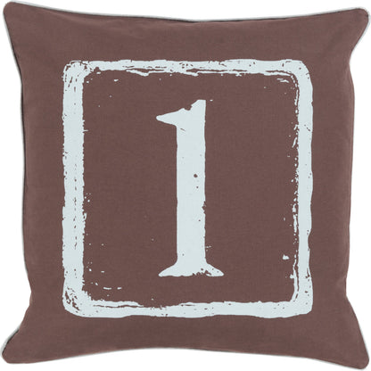 Big Kid Blocks Pillow - 13575 by Surya. Made from 100% cotton in a modern style.