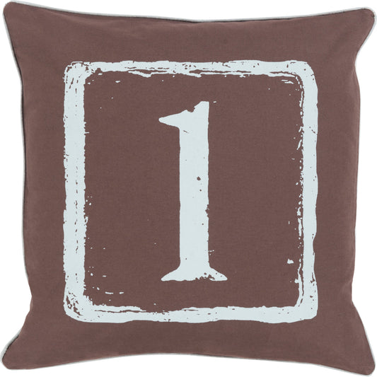 Big Kid Blocks Pillow - 13575 by Surya. Made from 100% cotton in a modern style.