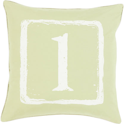 Big Kid Blocks Pillow - 13575 by Surya. Made from 100% cotton in a modern style.