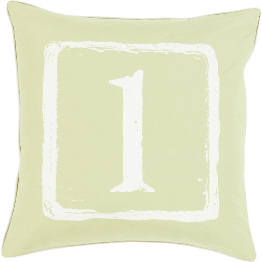 Big Kid Blocks Pillow - 13575 by Surya. Made from 100% cotton in a modern style.
