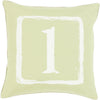 Lime, Ivory / Down Feather / 18" x 18"