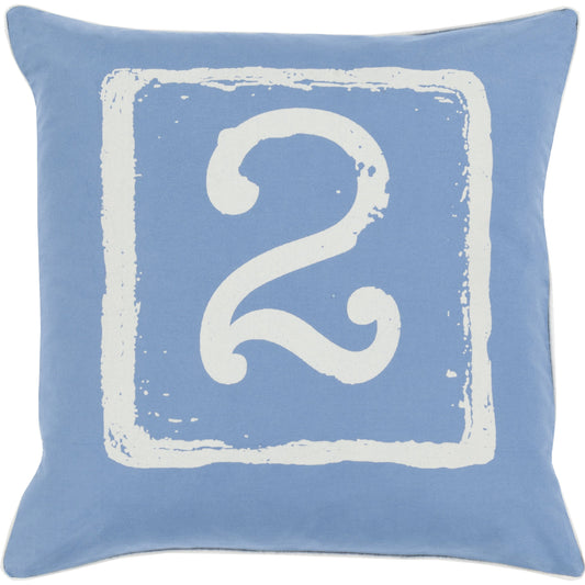Big Kid Blocks Pillow - 13576 by Surya. Made from 100% cotton in a modern style.