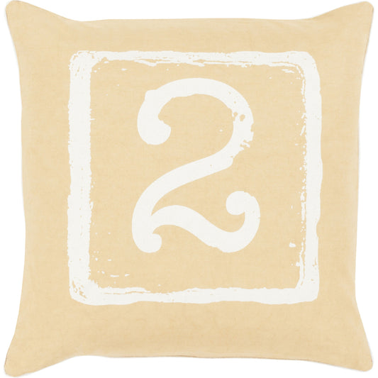 Big Kid Blocks Pillow - 13576 by Surya. Made from 100% cotton in a modern style.
