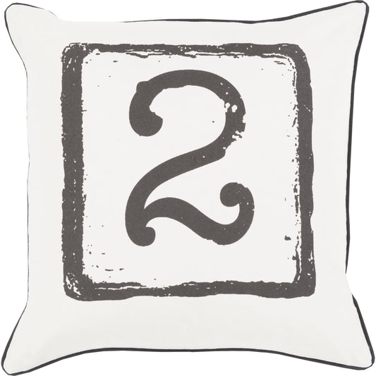 Big Kid Blocks Pillow - 13576 by Surya. Made from 100% cotton in a modern style.