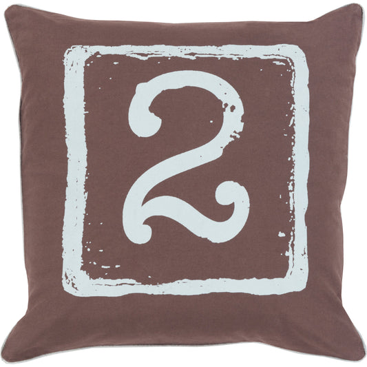 Big Kid Blocks Pillow - 13576 by Surya. Made from 100% cotton in a modern style.