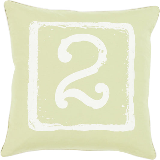 Big Kid Blocks Pillow - 13576 by Surya. Made from 100% cotton in a modern style.