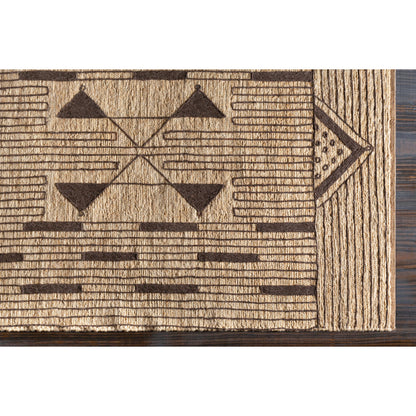 Brookwood BKD-2300 Rug by Surya in wheat, charcoal. Made from 85% jute, 15% wool in a unique style.