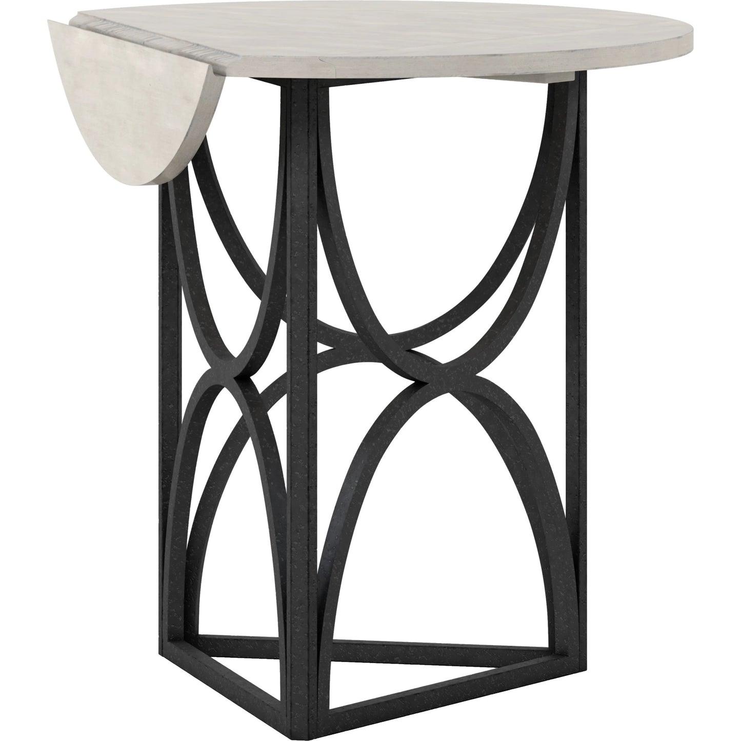 003 SI-2155758 | Additional Silo | Alcove Chairside Table by A.R.T. Furniture in belgian ivory, burnished brass. Made from acacia solids, maple veneers, iron in a modern style.