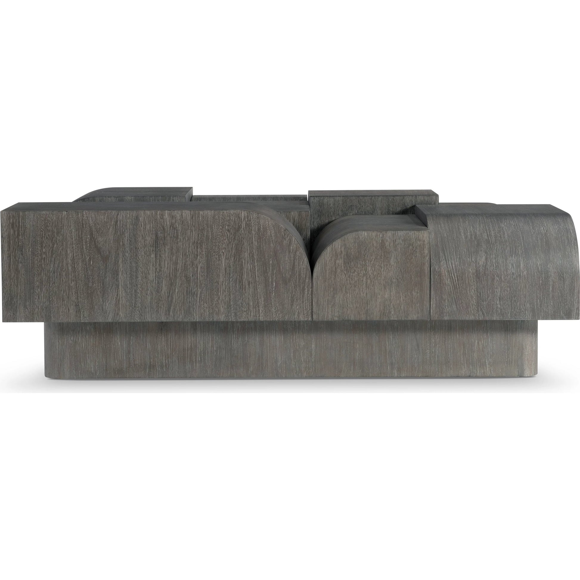 Basi Cocktail Table by Bernhardt in bracken. Made from wood in a modern style.
