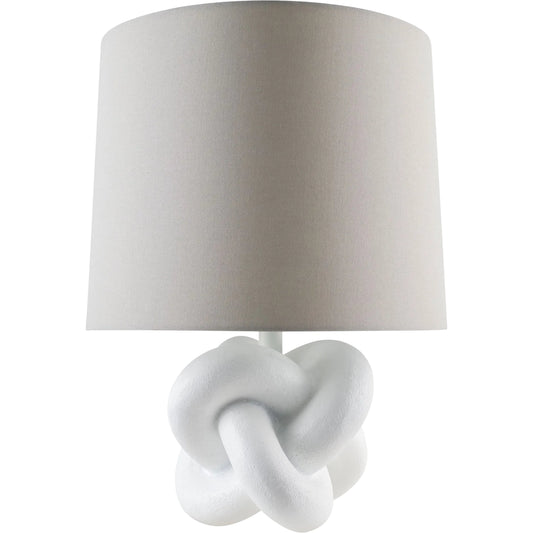Burkina Accent Table Lamp by Livabliss. Made from resin, linen, plastic in a unique style.