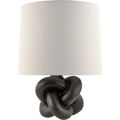 Burkina Accent Table Lamp by Livabliss. Made from resin, linen, plastic in a unique style.
