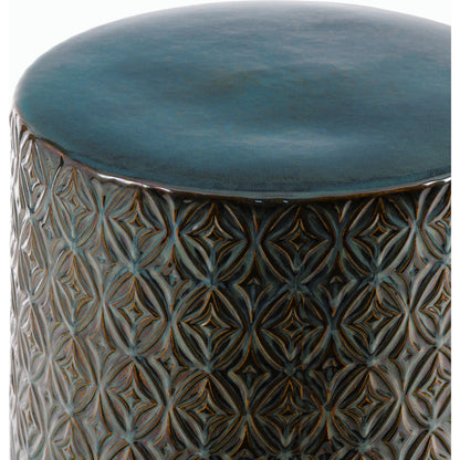 Brick Lane End Table - 538724 by Surya in glazedglazed. Made from ceramic in a modern style.