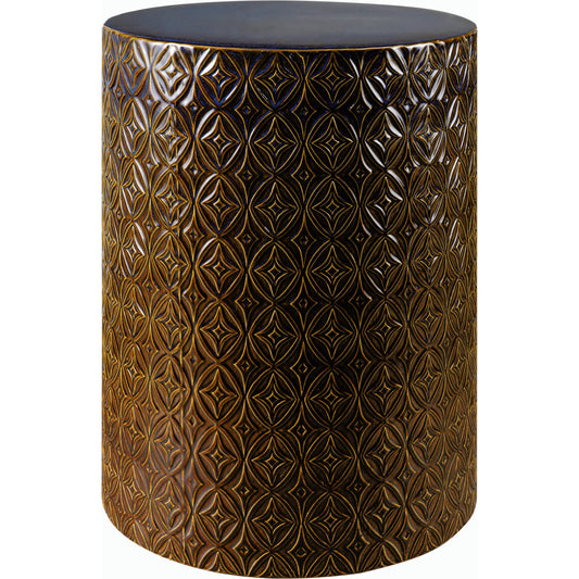 Brick Lane End Table - 538724 by Surya in glazedglazed. Made from ceramic in a modern style.
