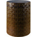 Brick Lane End Table - 538724 by Surya in glazedglazed. Made from ceramic in a modern style.