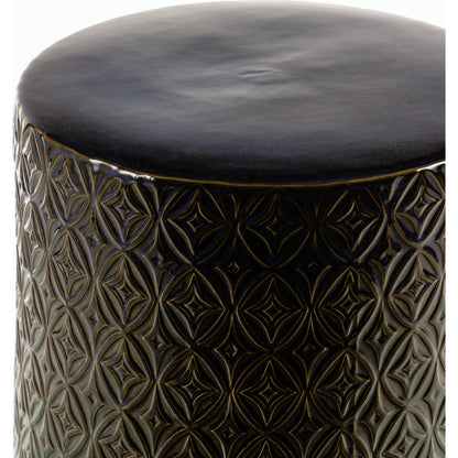 Brick Lane End Table - 538724 by Surya in glazedglazed. Made from ceramic in a modern style.