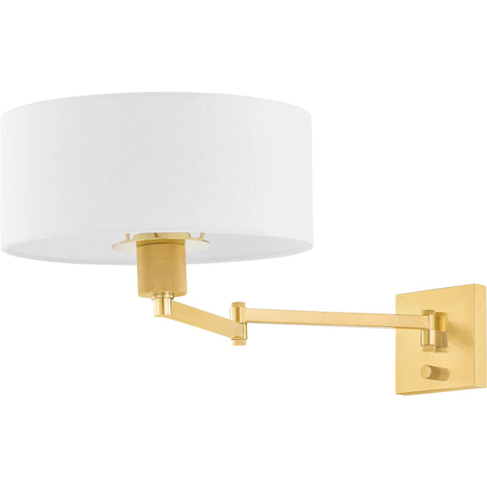 Sammy Wall Sconce by Hudson Valley. Made from steel, brass in a unique style.