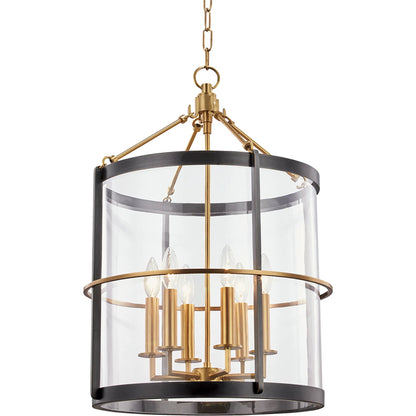 Ren Pendant by Hudson Valley. Made from steel in a modern style.