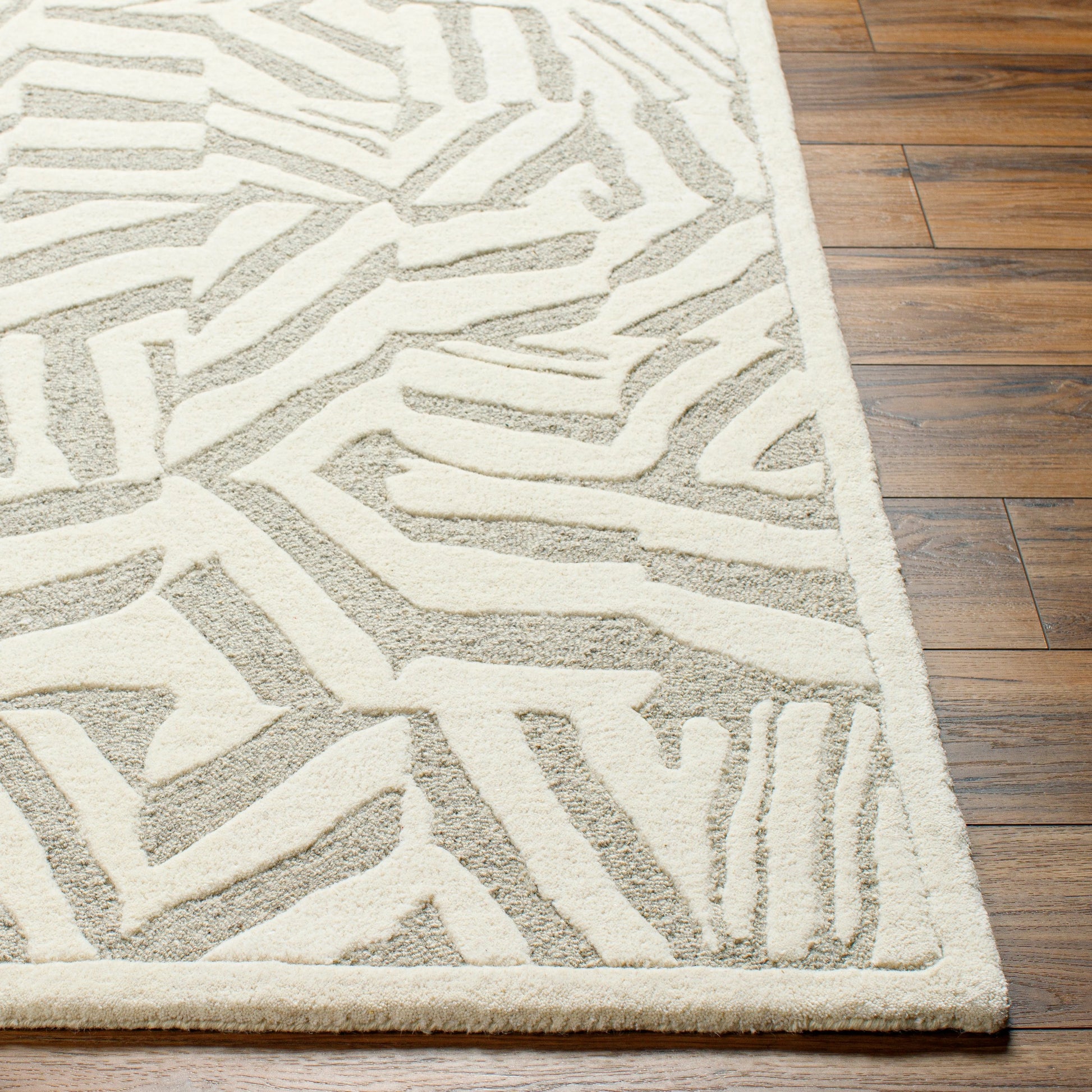 Brook Rug - 31424 by Livabliss in beige, light brown. Made from main: 100% wool in a unique style.