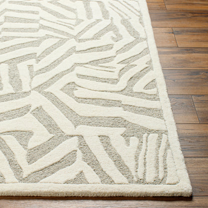 Brook Rug - 31424 by Livabliss in beige, light brown. Made from main: 100% wool in a unique style.