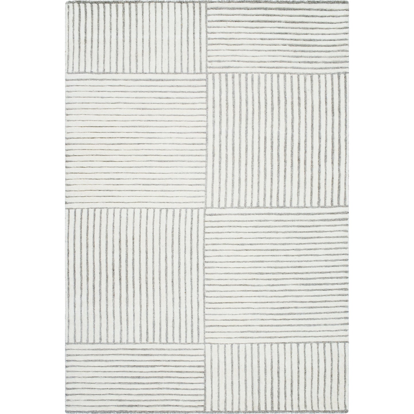 001 SI-2133443,SI-2133444,SI-2133445,SI-2133446 | Primary Silo | Brook Rug - 8494 by Livabliss in cream, medium gray. Made from face: 100% wool in a unique style.