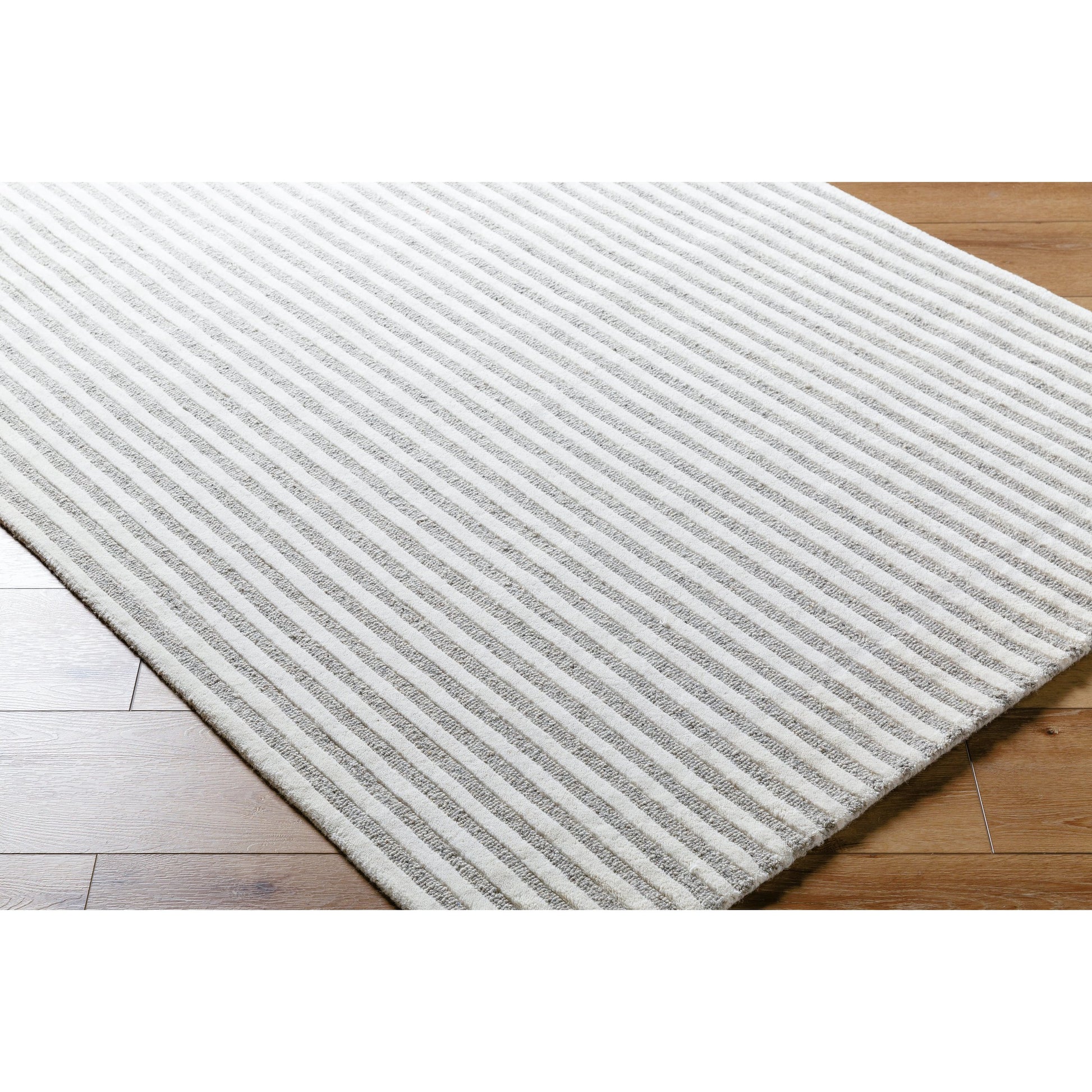 Brook Rug - 485593 by Livabliss in cream, medium gray. Made from face: 100% wool, warp: 100% cotton in a unique style.