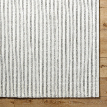 Brook Rug - 485593 by Livabliss in cream, medium gray. Made from face: 100% wool, warp: 100% cotton in a unique style.