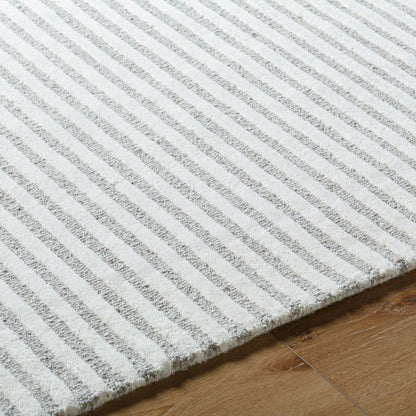 Brook Rug - 485593 by Livabliss in cream, medium gray. Made from face: 100% wool, warp: 100% cotton in a unique style.