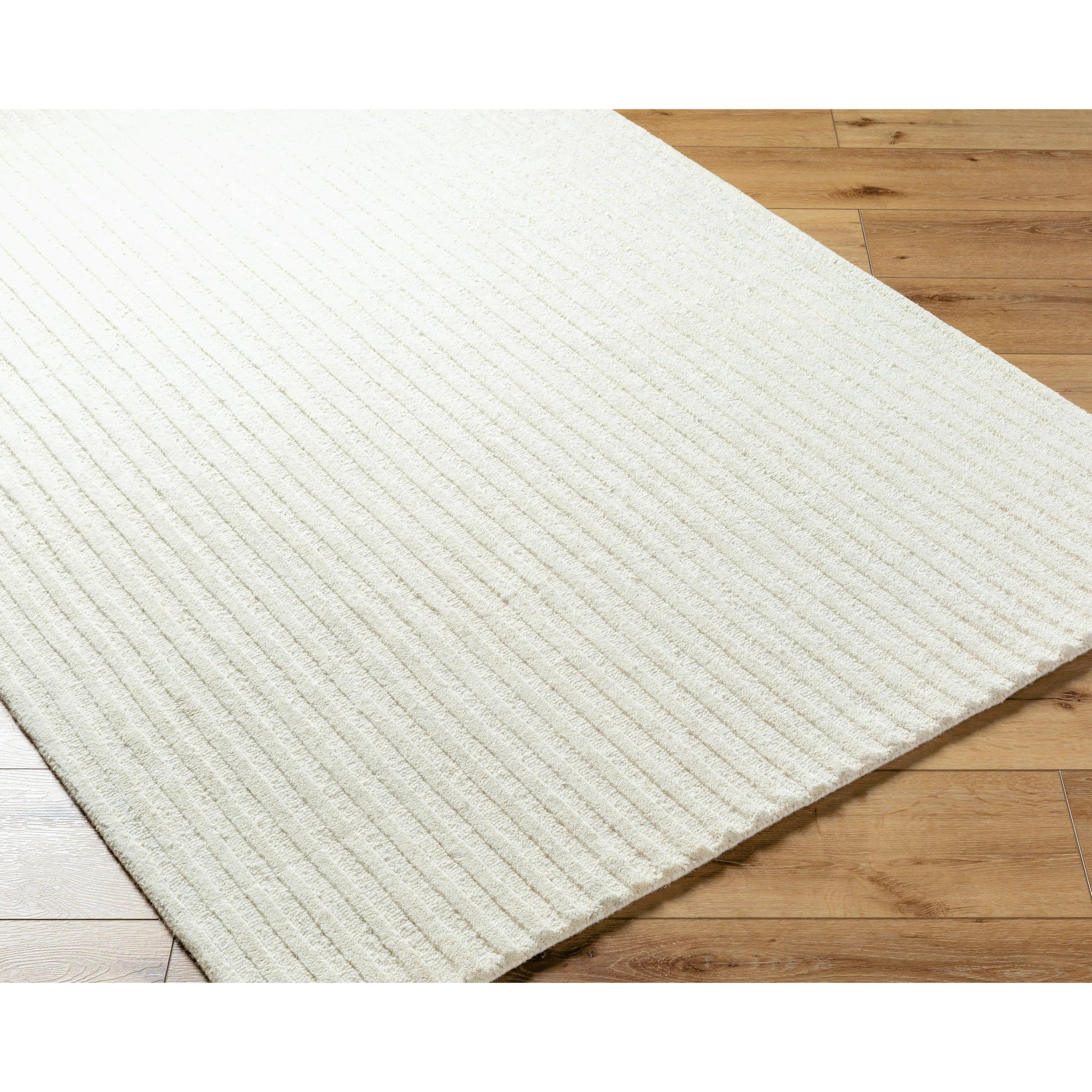 Brook Rug - 485593 by Livabliss in cream, medium gray. Made from face: 100% wool, warp: 100% cotton in a unique style.